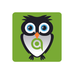 owl with Avondale symbol in middle