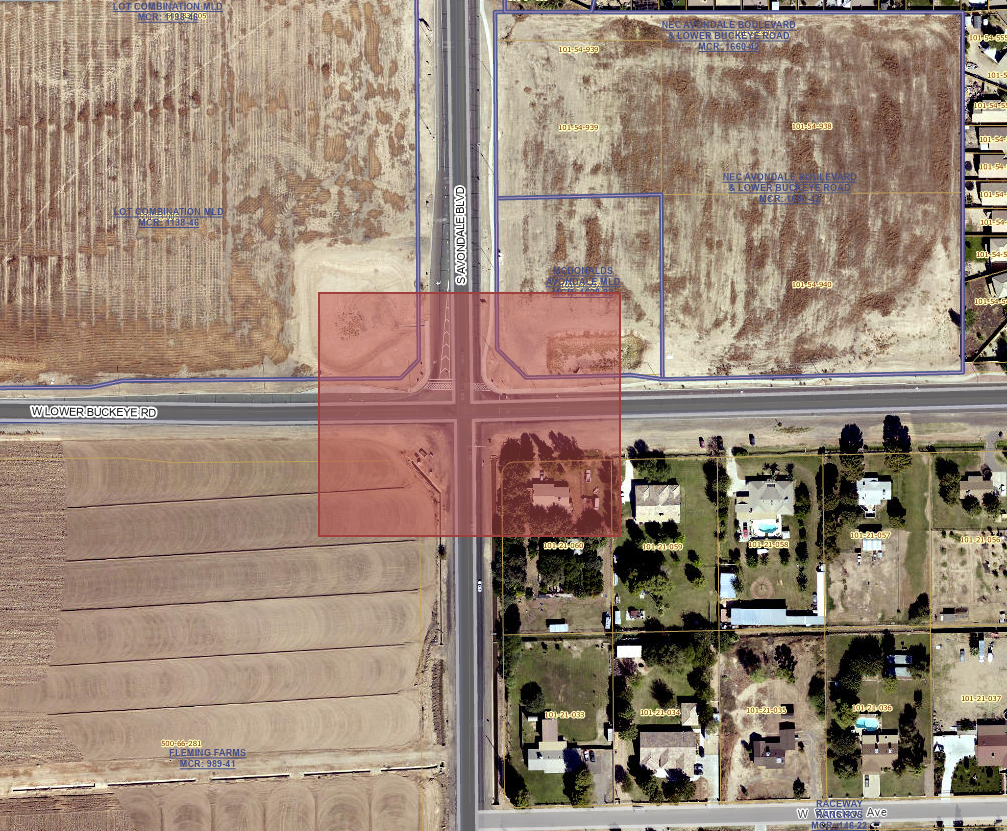 Alamar Park ariel view of field