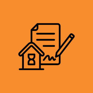 short term license house hour glass paper pencil